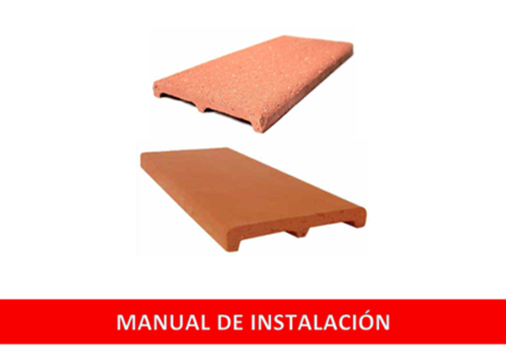 manual de instalación baldosín