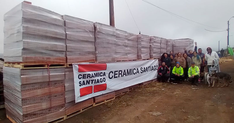 donación de ladrillos cerámica santiago