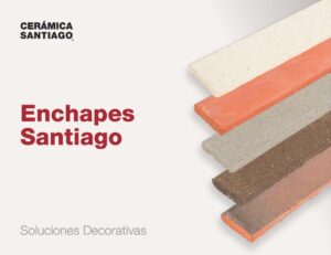 portada catálogo de enchapes cerámica santiago