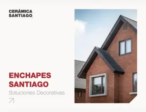portada catálogo enchapes Cerámica Santiago 2026